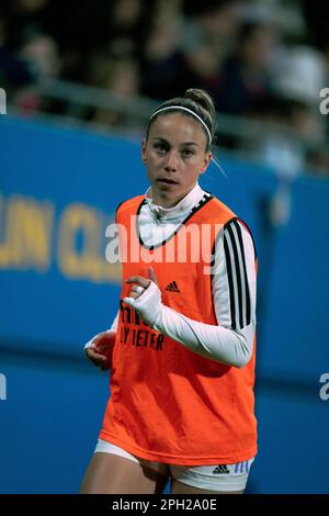 Sant Joan Despí, Spanien, 25. März 2023. Spanische Liga F: FC Barcelona gegen Real Madrid CF. (22) Athenea Credit: Joan G/Alamy Live News Stockfoto