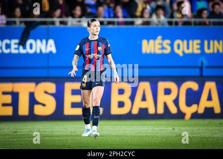 Barcelona, Spanien. 25. März 2023. Während eines Spiels der Liga F zwischen dem FC Barcelona Femeni und Real Madrid FEM am 25. März 2023 im Estadi Johan Cruyff in Barcelona, Spanien. (Foto/Felipe Mondino) Kredit: Unabhängige Fotoagentur/Alamy Live News Stockfoto