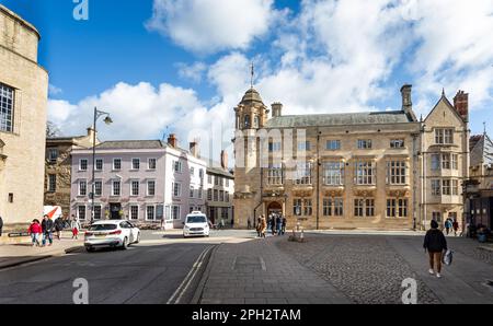 Das Old Indian Institue Building in Broad Street, Oxford, Oxfordshire, UK, am 25. März 2023 Stockfoto