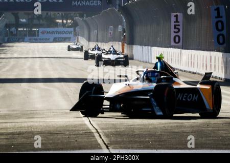 Sao Paulo, Brasilien. 25. März 2023. São PAULO, SP - 25.03.2023: FORMEL E CORRIDA ETAPA 9 - Rennen, diesen Samstag (25), für den 2023. Julius Baer São Paulo E-Prix im Anhembi Sambadrome, nördlich von São Paulo. (Foto: Aloisio Mauricio/Fotoarena) Kredit: Foto Arena LTDA/Alamy Live News Stockfoto