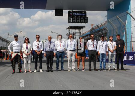 Sao Paulo, Brasilien. 25. März 2023. São PAULO, SP - 25.03.2023: FORMEL E CORRIDA ETAPA 9 - 2023 Julius Baer Sao Paulo E-prix. Schritt 9 (Foto: César Cruz/Fotoarena) Kredit: Foto Arena LTDA/Alamy Live News Stockfoto