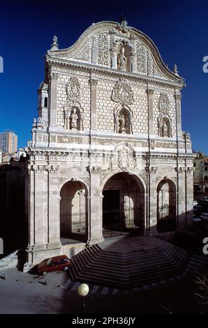 Kathedrale von San Nicola (Duomo) Sassari. Sardegna. Italia. Stockfoto