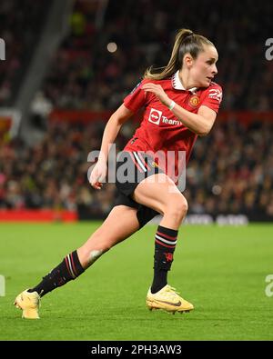 Manchester, Großbritannien. 25. März 2023. Ella Toone von Manchester United während des FA Women's Super League-Spiels in Old Trafford, Manchester. Der Bildausdruck sollte lauten: Gary Oakley/Sportimage Credit: Sportimage/Alamy Live News Stockfoto