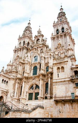 Die Kathedrale von Santiago de Compostela in Galicien, Spanien Stockfoto