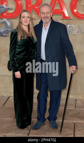 23. März 2023 – London, England, Großbritannien – Emily Head und Anthony Head bei Dungeons & Dragons: Honour among Thieves UK Premiere, Cineworld Leicester S. Stockfoto