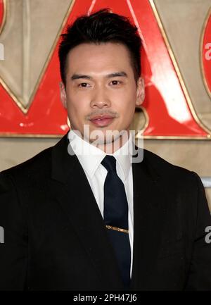 23. März 2023 - London, England, Großbritannien - Jason Wong nimmt an der Veranstaltung Dungeons & Dragons: Honour among Thieves UK Premiere, Cineworld Leicester Square Teil Stockfoto