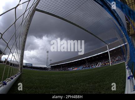 Peterborough, Großbritannien. 25. März 2023. Ein allgemeiner Blick auf das Spiel Peterborough United gegen Derby County EFL League One, im Weston Homes Stadium, Peterborough, Cambridgeshire. Kredit: Paul Marriott/Alamy Live News Stockfoto