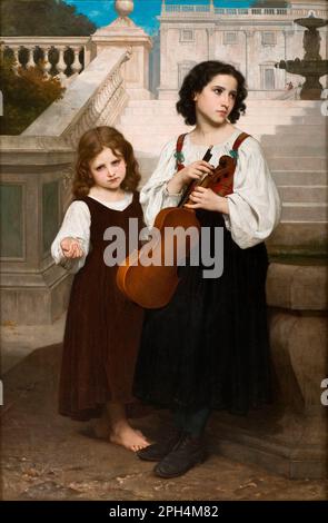 Far from Home 1867 von William-Adolphe Bouguereau Stockfoto