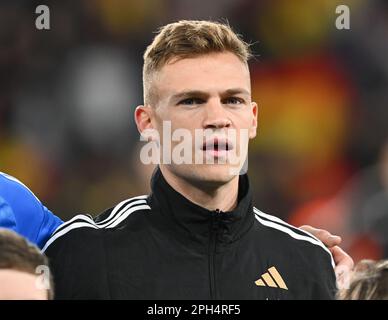 Mainz, Deutschland. 25. März 2023. Fußball: Internationale Spiele, Deutschland - Peru, Mewa Arena. Der deutsche Joshua Kimmich. Kredit: Arne Dedert/dpa/Alamy Live News Stockfoto