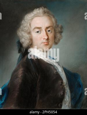 Sir James Gray, Second Baronet, ungefähr 1744 - 1745 Uhr von Rosalba Carriera Stockfoto