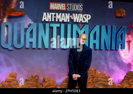 Peyton Reed nimmt am britischen Gala-Screening „Ant-man and the Wasp: Quantumania“ bei BFI IMAX Waterloo in London Teil. Stockfoto