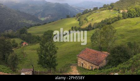 Wunderschöne Landschaft in Asturien, Spanien Stockfoto
