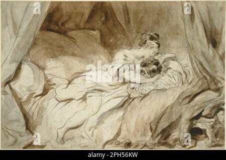 Der nutzlose Widerstand c. 1770-73 von Jean-Honore Fragonard Stockfoto