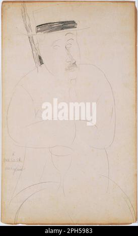 Porträt von Adolphe Basler von Amedeo Modigliani Stockfoto