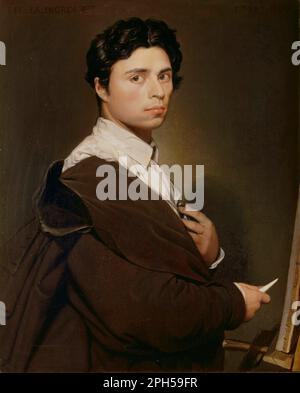 Autoportrait à vingt-quatre ans 1804 von Jean-Auguste-Dominique Ingres Stockfoto