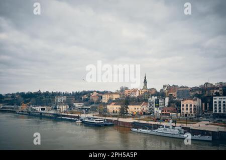 Sava-Ufer Stockfoto