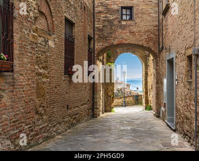 Gambassi Terme: Historisches Zentrum der mittelalterlichen toskanischen Stadt - Provinz Firenze, Zentralitalien - Europa Stockfoto