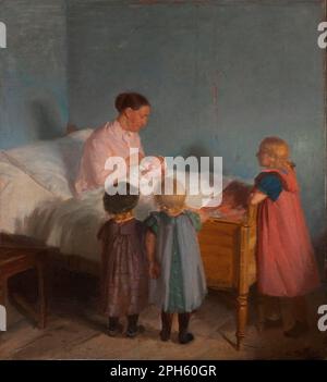 Kleiner Bruder 1905 von Anna Ancher Stockfoto