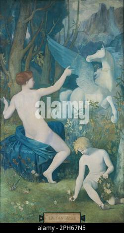 Fantasy 1866 von Pierre Puvis de Chavannes Stockfoto