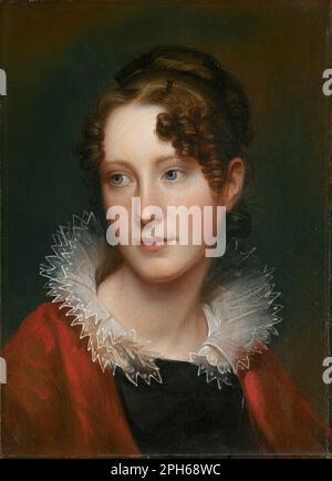 Porträt von Rosalba Peale um 1820 von Rembrandt Peale Stockfoto