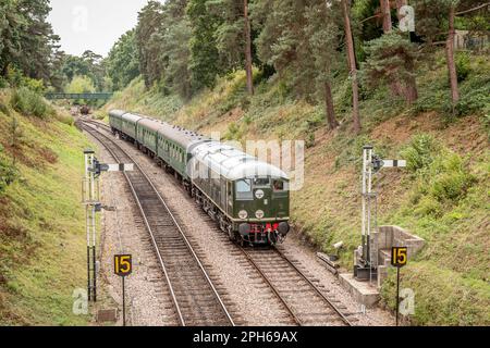 BR Klasse 24 Nr.. D5054, Groombridge, Spa Valley Railway, East Sussex, Großbritannien Stockfoto