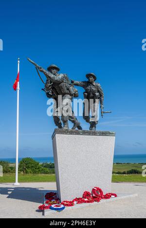 Das British Normandy Memorial Stockfoto