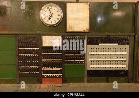 Londoner U-Bahn-Signalgeräte Stockfoto