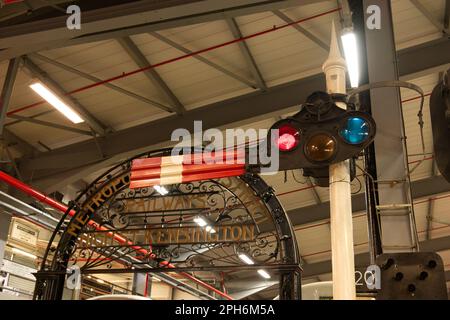 Ampel der Londoner U-Bahn Stockfoto