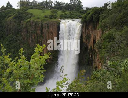 Howick Falls Wasserfall am Umgeni River in KZN midlands Meander Stockfoto