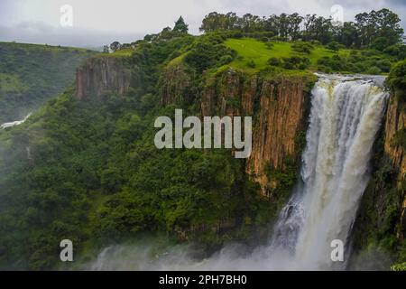 Howick Falls Wasserfall am Umgeni River in KZN midlands Meander Stockfoto