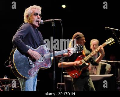 Roger Daltrey während der Teenage Cancer Trust Show in der Royal Albert Hall, London. Foto: Sonntag, 26. März 2023. Stockfoto