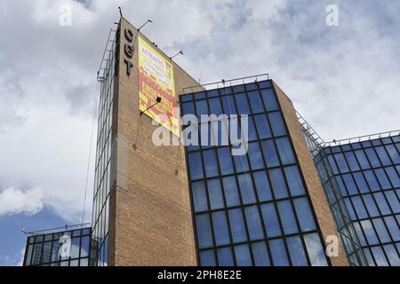 FRANKREICH. SEINE-SAINT-DENIS (93) MONTREUIL. DER SITZ DER CGT-UNION, DER SICH FÜR EIN WEITERES PROJEKT ZUR RENTENREFORM EINSETZT Stockfoto