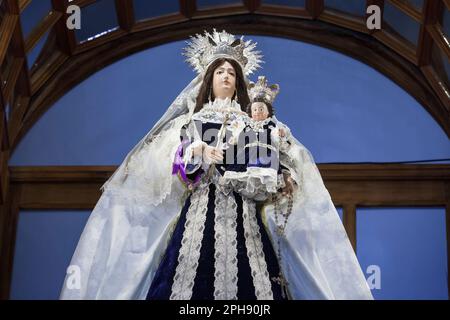 Fuente del Arco - Spanien - 1. November 2022: Unsere Lieben Frau von Ara, Fuente del Arco, Badajoz, Spanien. Stockfoto