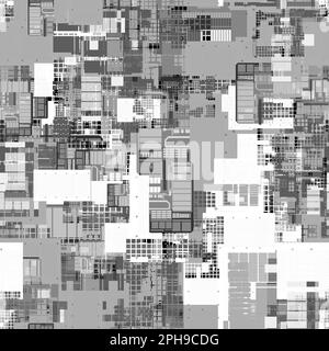 SCIFI-Verschiebungskarte für 3D-Textur Stockfoto