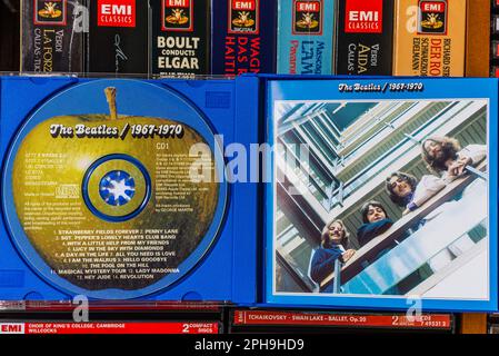 EMI CD - The Beatles / 1967-1970. Stockfoto