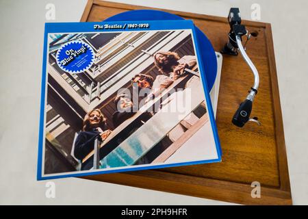 EMI CD - The Beatles / 1967-1970. Stockfoto