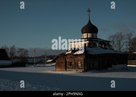 Blick auf den Kreml in Juryev Polsky, Region Wladimir. Stockfoto