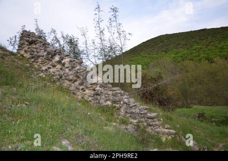 Griechenland, Thessalien, Larisa, Elassona Flampouro Village Old Watermill Area Stockfoto