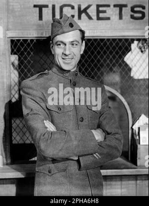 SERGEANT YORK 1941 Warner Bros Film mit Gary Cooper als American WWI Hero Alvin York Stockfoto