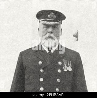 Captain Edward John Smith von der RMS Titanic, gesunken am 15. April 1912 Stockfoto