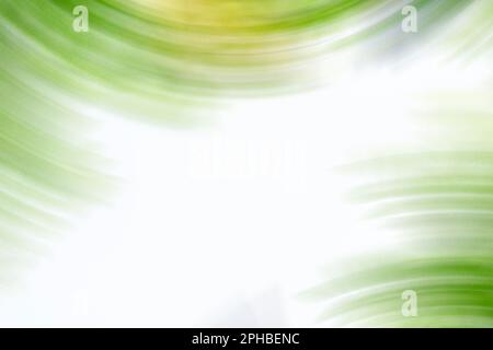 Abstrakter grüner Hintergrund mit dynamischer Formzusammensetzung. Stockfoto