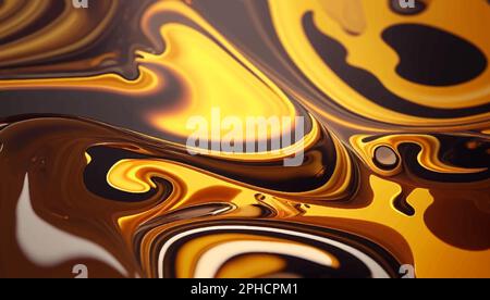Abstrakte Hintergrundstruktur aus goldenem Marmor. Vektordarstellung. Tapete. Stock Vektor