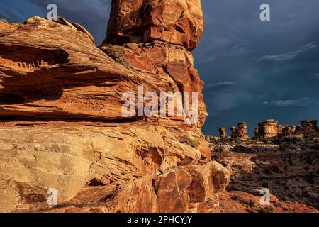 Canyonlands National Monument (südliche Gegend) Utah Stockfoto