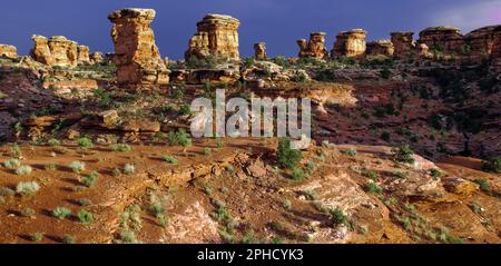 Canyonlands National Monument (südliche Gegend) Utah Stockfoto