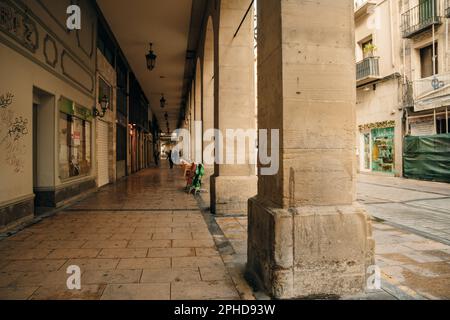 Logrono. Rioja, Spanien - Mai 2022 Hauptstraßen der Stadt. Hochwertiges Foto Stockfoto