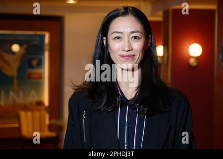 Paris, Frankreich. 27. März 2023. Dancer Sangeun Lee besucht die Premiere der Dancing Pina im Kino Arlequin auf Marsh 27 in Paris, Frankreich. Foto: Laurent Zabulon/ABACAPRESS.COM Kredit: Abaca Press/Alamy Live News Stockfoto