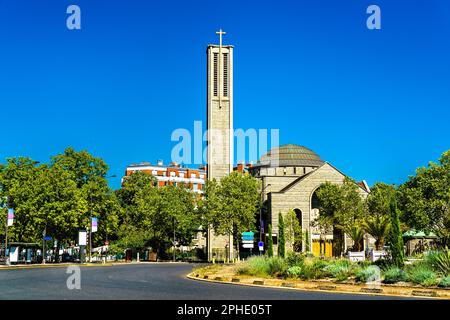 Sainte Jeanne de Chantal Kirche am Porte de Saint Cloud in Paris, Frankreich Stockfoto