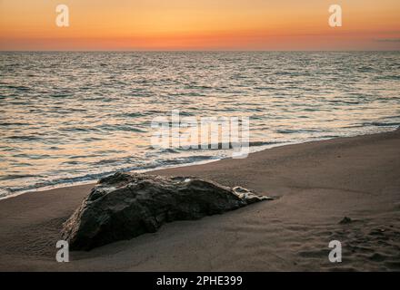 Point Dume State Beach in Kalifornien Stockfoto