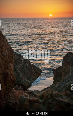 Point Dume State Beach in Kalifornien Stockfoto