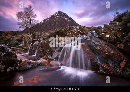 Buchaillie Etive Mor Stockfoto